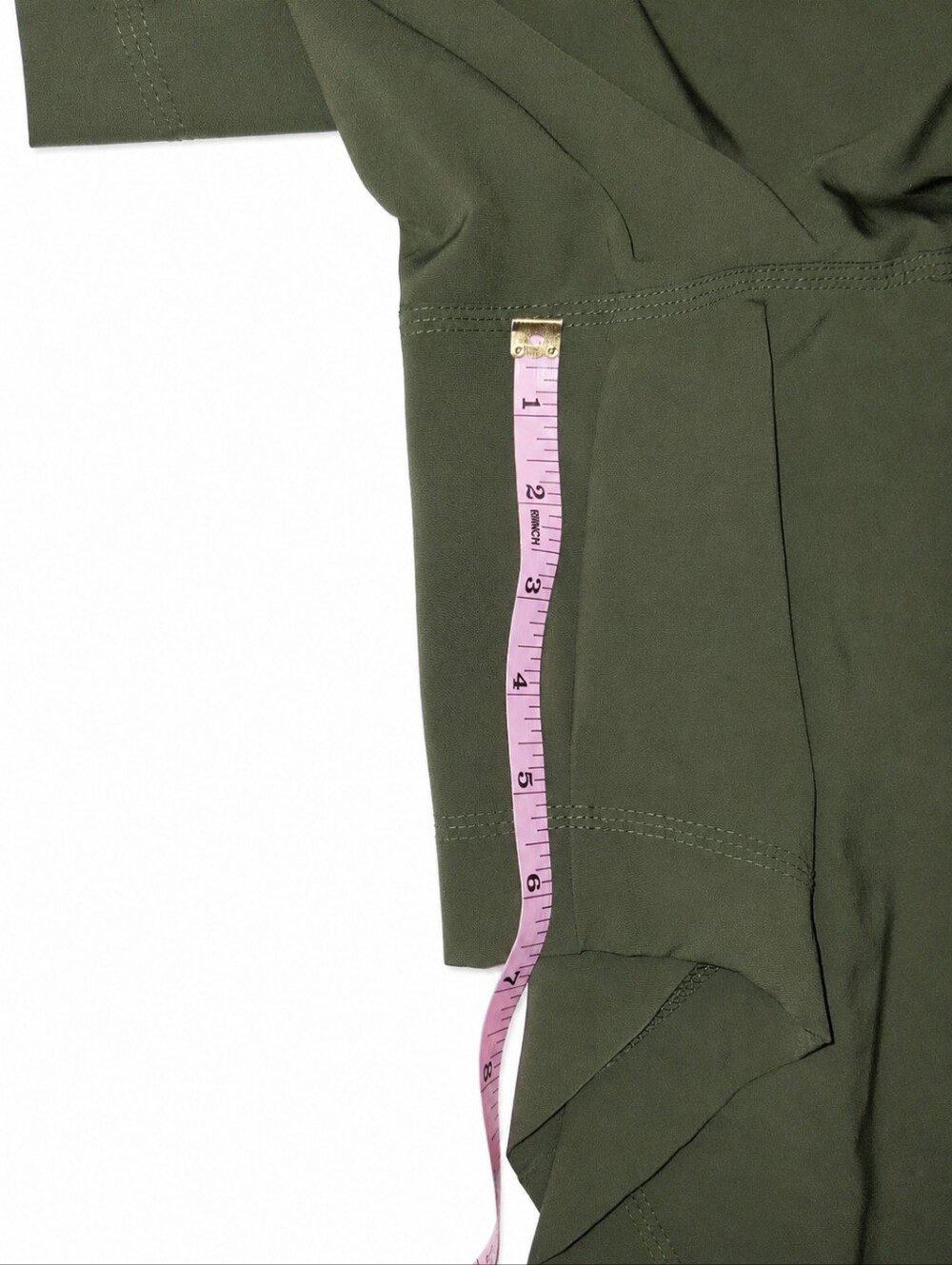 Olive Green Utility Cargo Shorts Women's Drawstring Lightweight Casual Outdoor - Picture 4 of 7